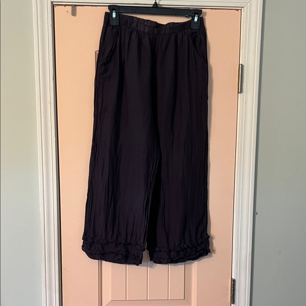 bryn Walker Charcoal Cropped Pants